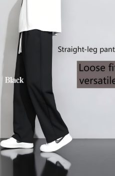 All-season thin sweatpants and Customizable logo