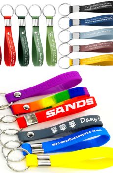 Various Styles of Silicone Keychains