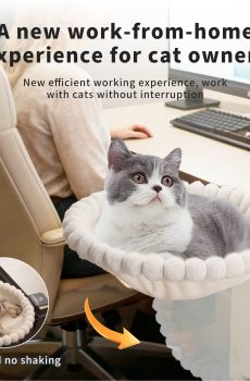 Cat Desk Bed Washable Hammock with Sturdy Attachment