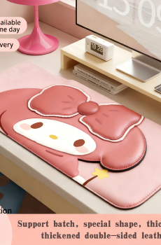 Oversized double-sided wear-resistant leather mouse pad