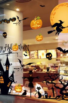 Halloween decorative wall stickers