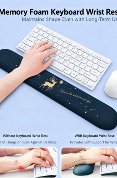 Soft silicone keyboard palm rest