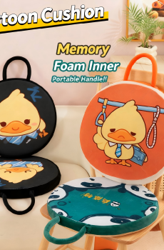 Portable seat cushion memory foam chair cushion