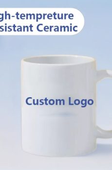 High Temperature Resistant Ceramic Mug - Custom Logo