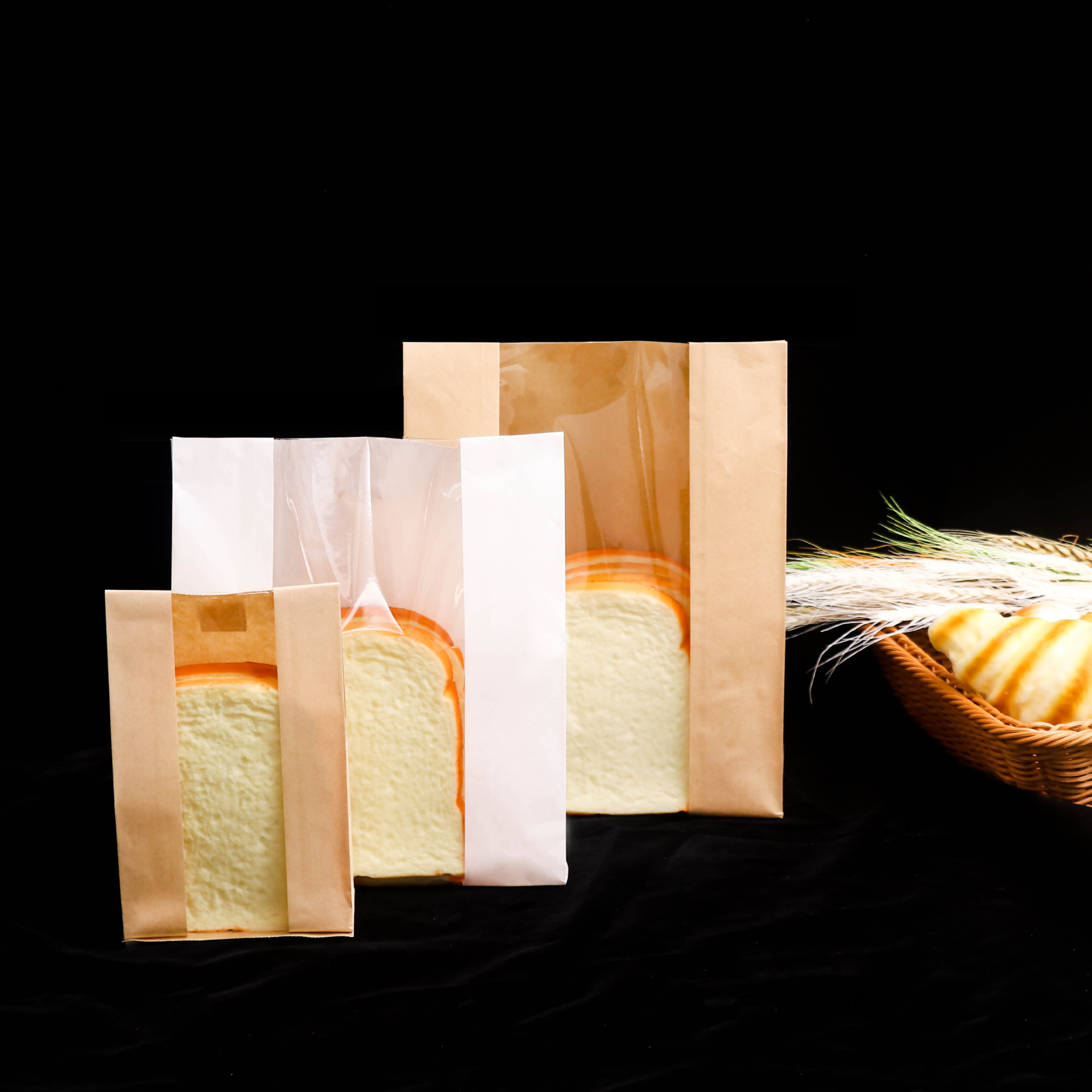 Custom Food-Grade Bread Bags Factory Direct Eco Kraft