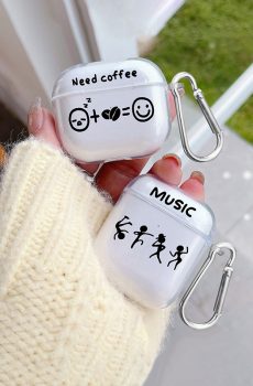 Cartoon Transparent Earphone Case