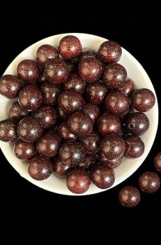 Natural Zambian Rosewood Buddhist Bead Bracelet