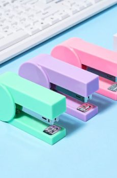 Cute Pastel Mini Stapler - Portable Desk Stapler