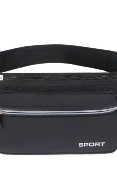 Waterproof Black Fanny Pack for Men & Women