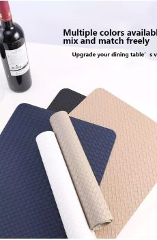 Thickened Table Mats: Heat-Resistant, Non-Slip, Stylish