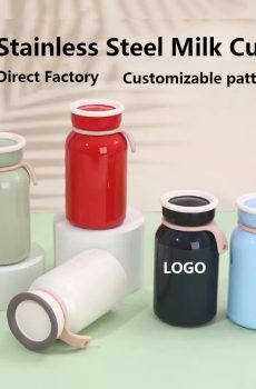 Stainless Steel Milk Cup, Customization Supported and Vacuum