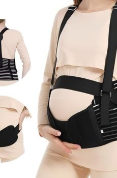 Maternity Belly Band with Back Support Strap