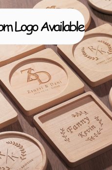 Wooden Coasters, Red Wood/Acacia Wood Walnut Wood Cup Mats