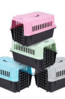 Portable Pet Airline Crate for Cats & Dogs