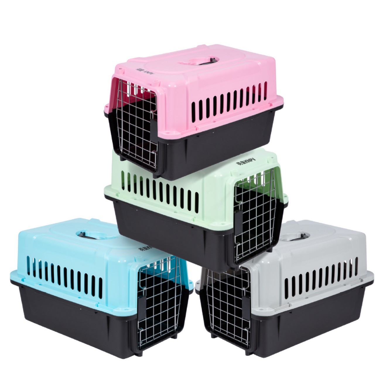 Portable Pet Airline Crate for Cats & Dogs