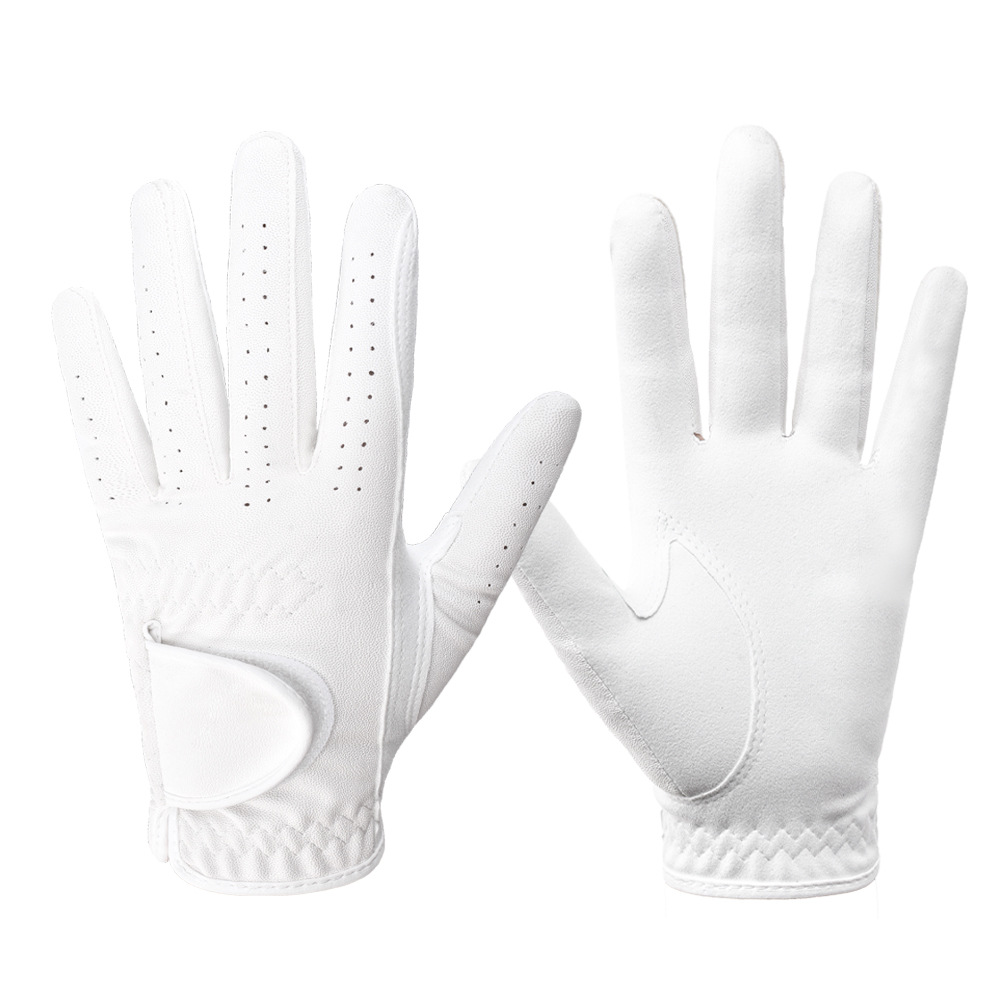 Suede Golf Gloves, Anti-Slip Sports Protection Gloves