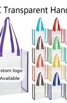 High Capacity PVC Transparent Waterproof Handbag