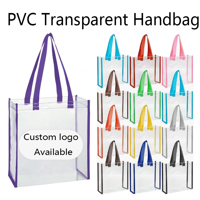 High Capacity PVC Transparent Waterproof Handbag