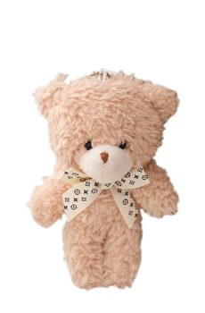 Cute Cartoon Mini Bowtie Teddy Bear Short Plush Doll Toy