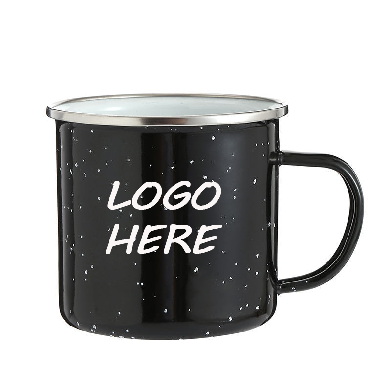 Thickened Enamel Mug Retro Starry Sky Tea Cup