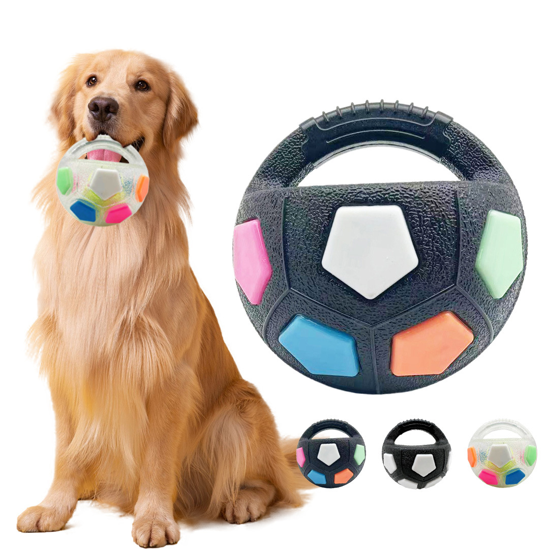 Dog Chew Toy TPU Handheld Soccer Ball