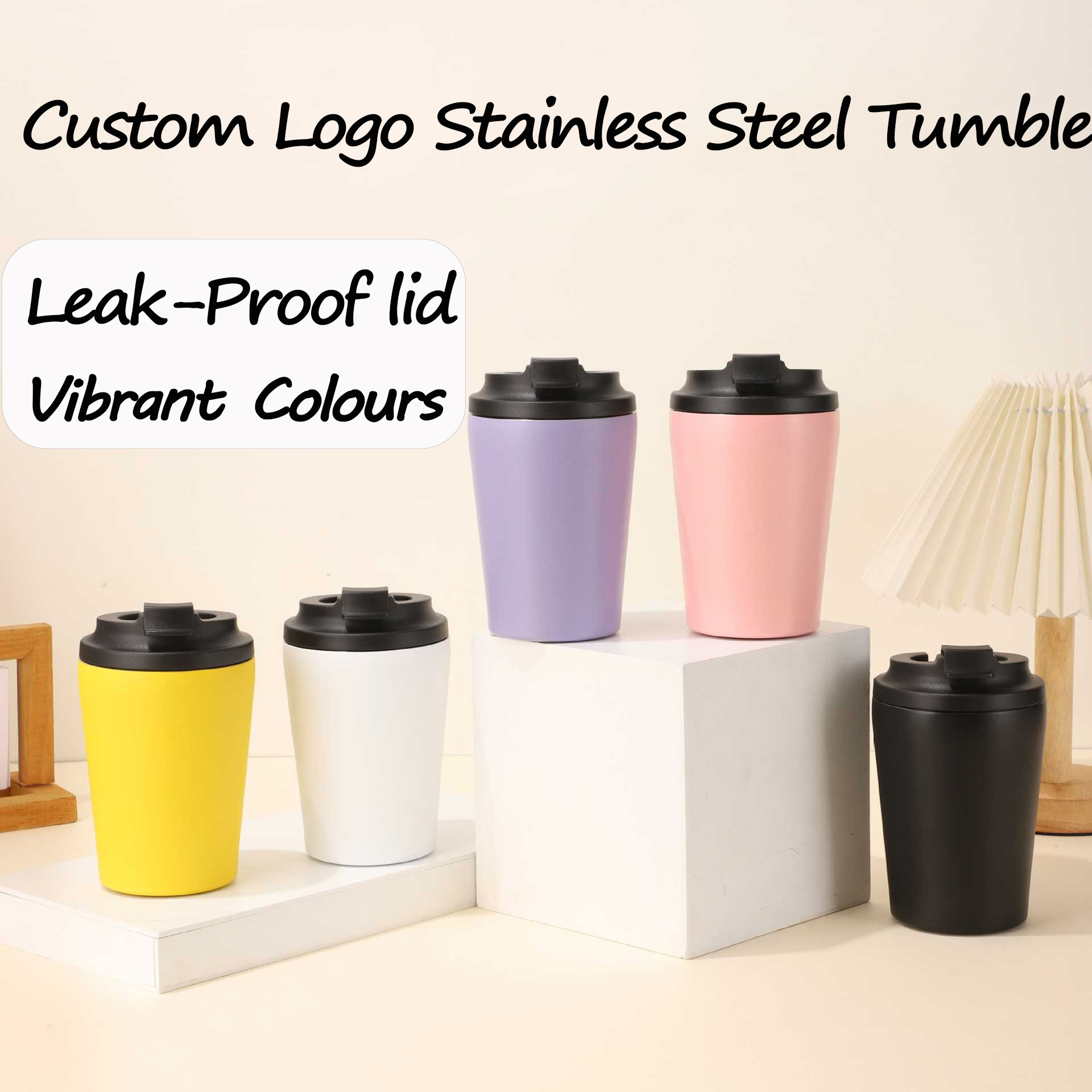 Customizable Stainless Steel Travel Coffee Mug