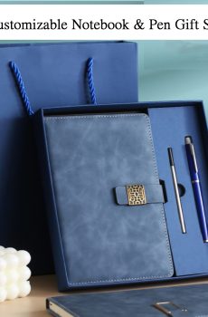 Customizable Notebook & Pen Gift Set Business Stationery Kit