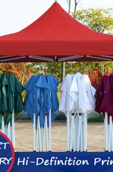 Custom Printed PopUp Canopy Tent - Waterproof Outdoor shade