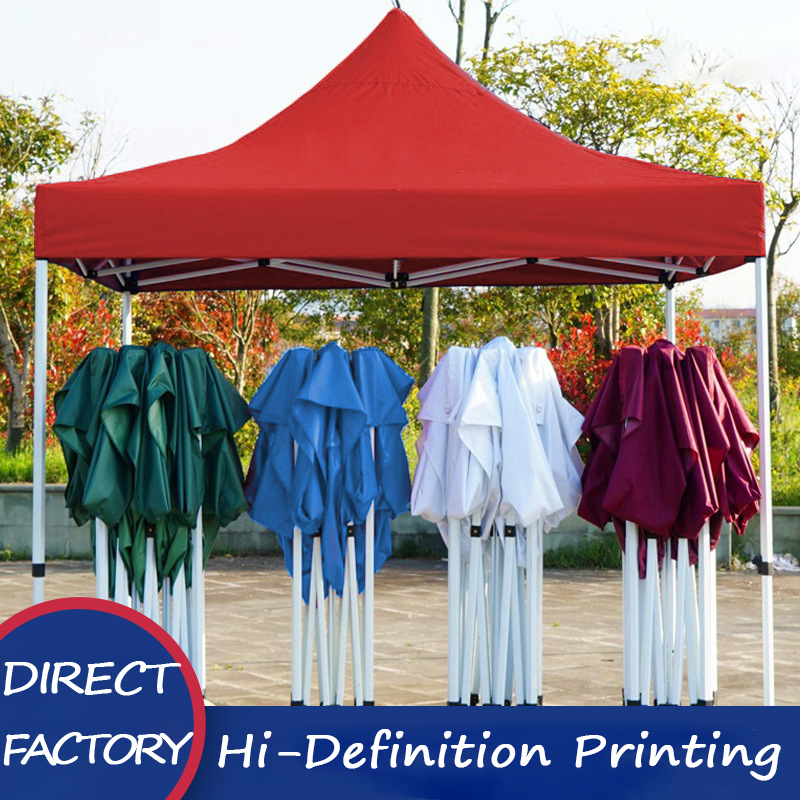 Custom Printed PopUp Canopy Tent - Waterproof Outdoor shade