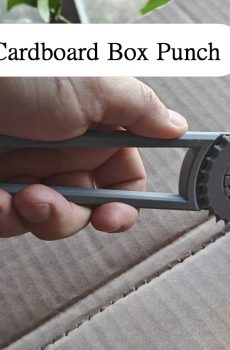 Portable Cardboard Box Punch Manual Handheld Hole Puncher