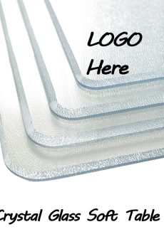 PVC Table Mat Clear Custom Thickened Soft Glass Pad