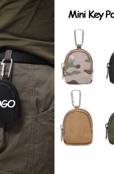 Canvas Mini Key Pouch & Coin Purse - Multifunctional Bag