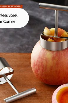 Stainless Steel Pear Corer Tool - Easy-to-Use Seed Remover