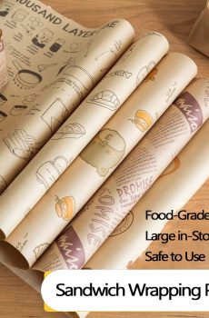 Food Grade Oil-Absorbing Wrapping Paper for Sandwich