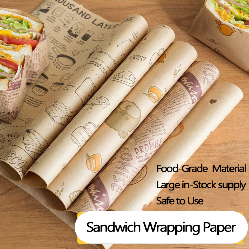 Food Grade Oil-Absorbing Wrapping Paper for Sandwich
