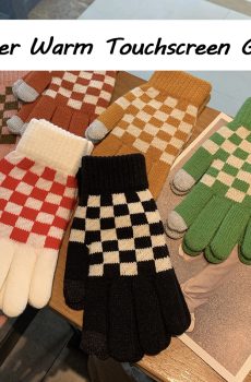 Winter Warm Unisex Acrylic Thickened Touchscreen Gloves