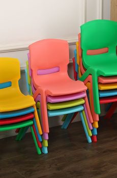 Thickened Plastic Kids Chair - Sturdy Stackable Chair