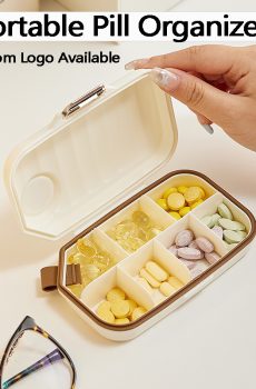 Portable Large-Capacity Pill Organizer