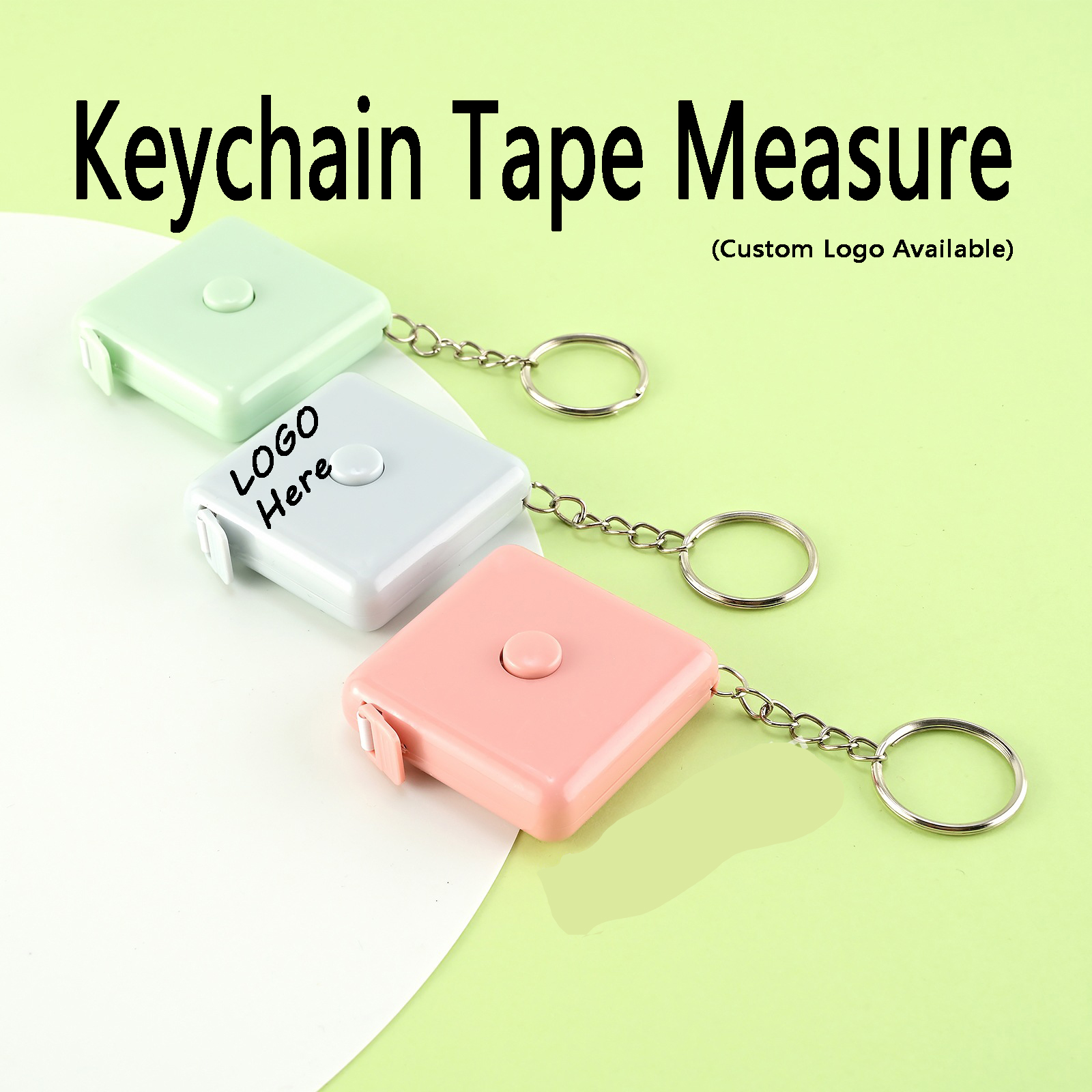 Keychain Tape Measure, Retractable & Customizable Measure