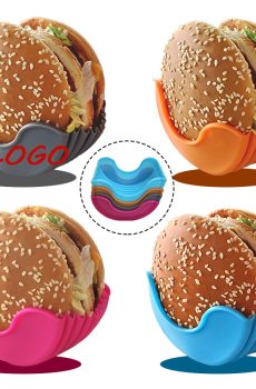 Silicone Burger Holder, Reusable Hamburger Stand