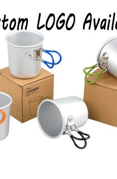 Outdoor Camping Collapsible Aluminum Cup