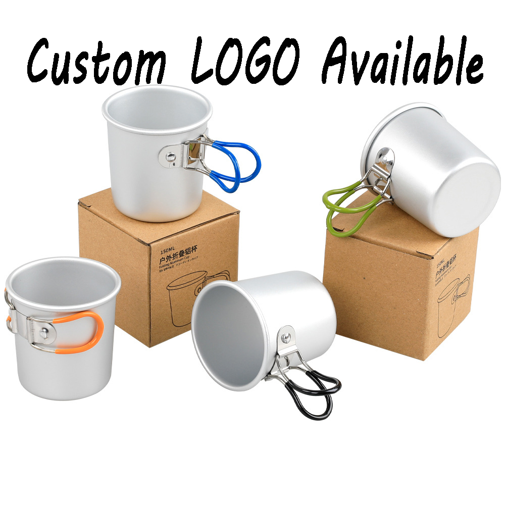 Outdoor Camping Collapsible Aluminum Cup