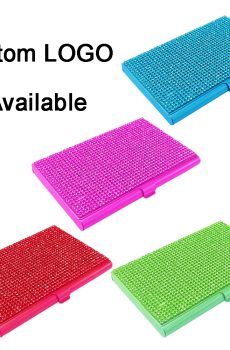 Rhinestone Business Card Holder - Glamorous Card Case