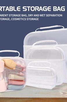 Mesh Hard Shell Storage Bag - Large Capacity & Portable