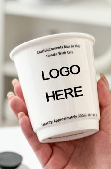 Custom Logo Disposable Coffee Cups