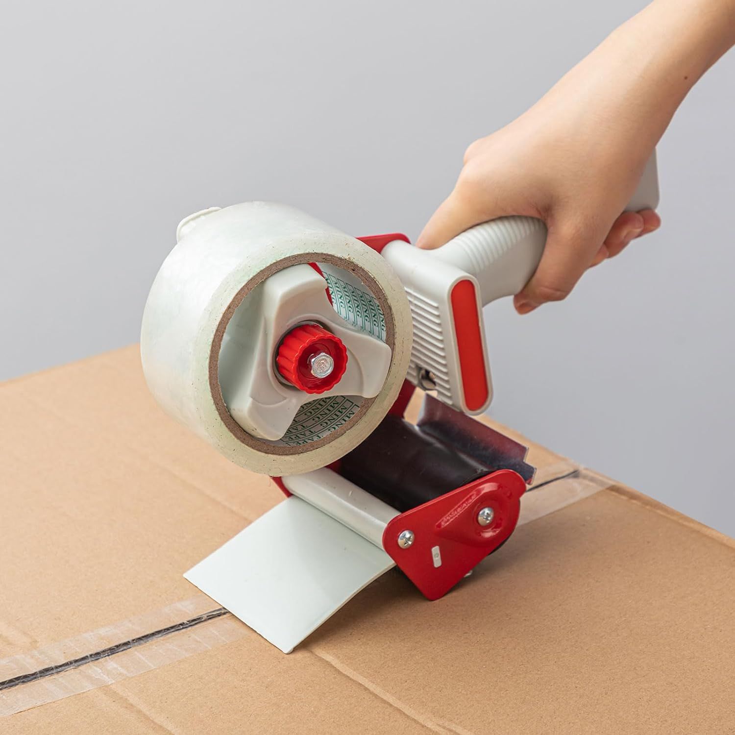 Wide Red Tape Dispenser Packing Sealer