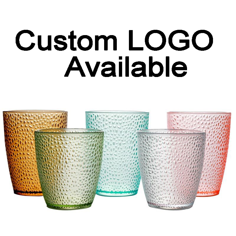 Acrylic Beer Glasses, Shatterproof Plastic Tumblers