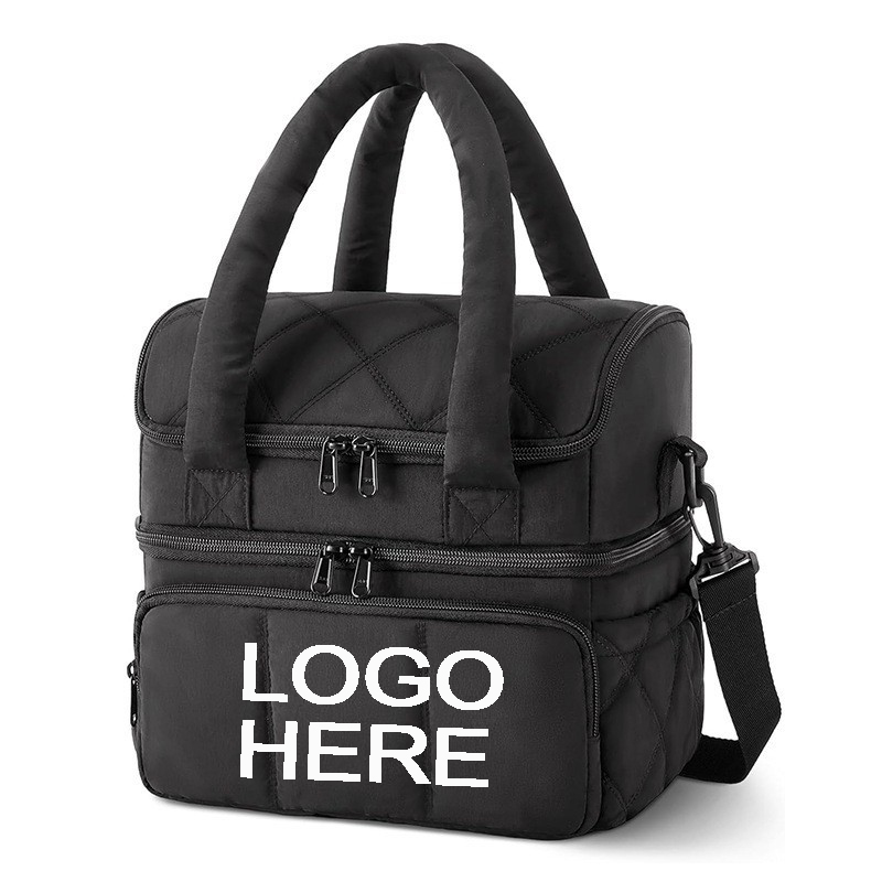 Double Layer Insulated Lunch Bag